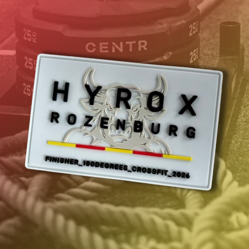 Hyrox PVC embleem 
