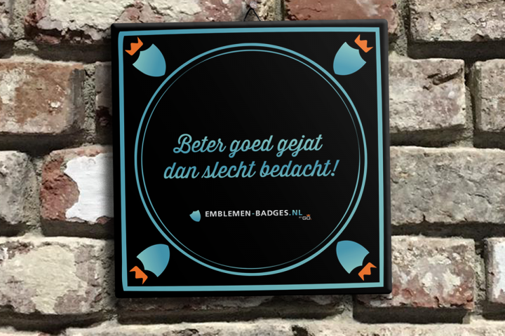 BETER GOED GEJAT DAN SLECHT BEDACHT!