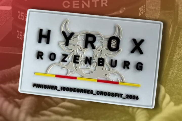 Hyrox PVC embleem 